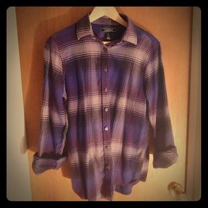 Lands End button down flannel